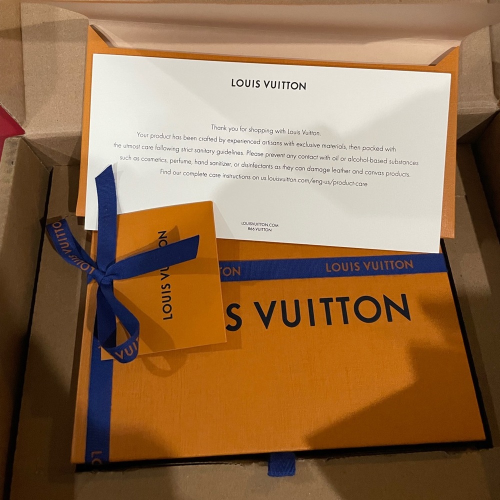 Authentic Louis Vuitton Long Wallet sized box